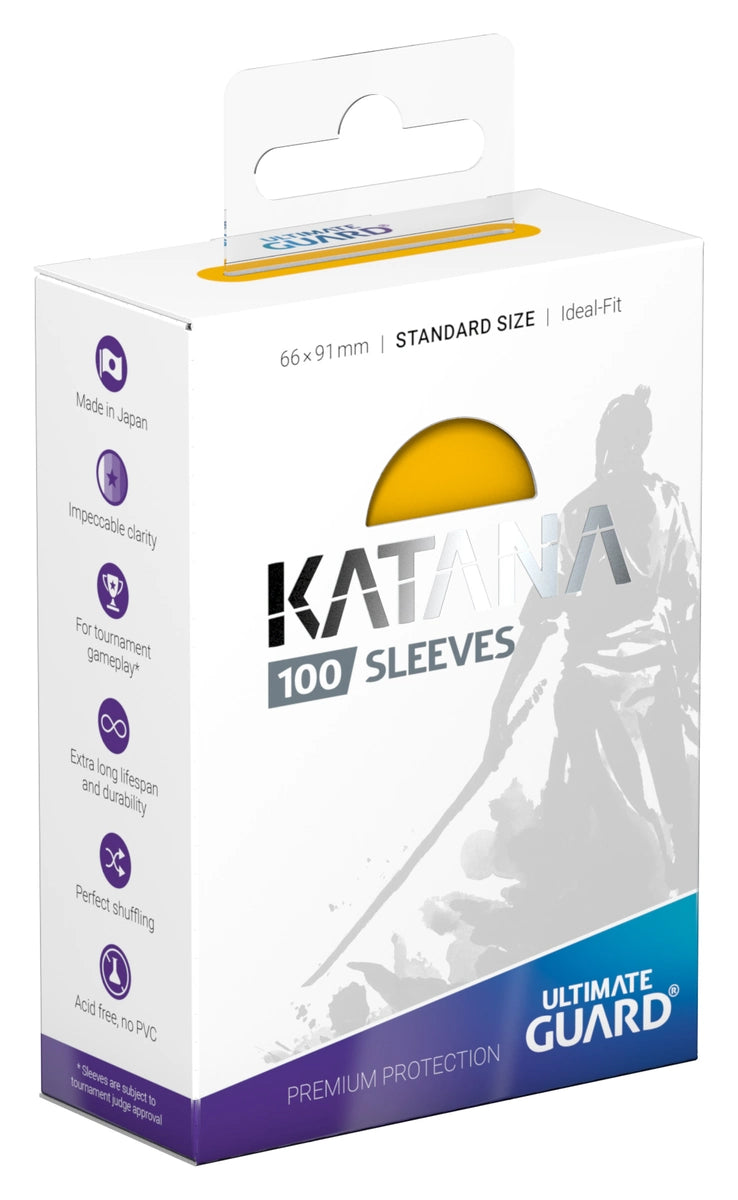 Ultra Guard: Katana Sleeves (100) - Yellow