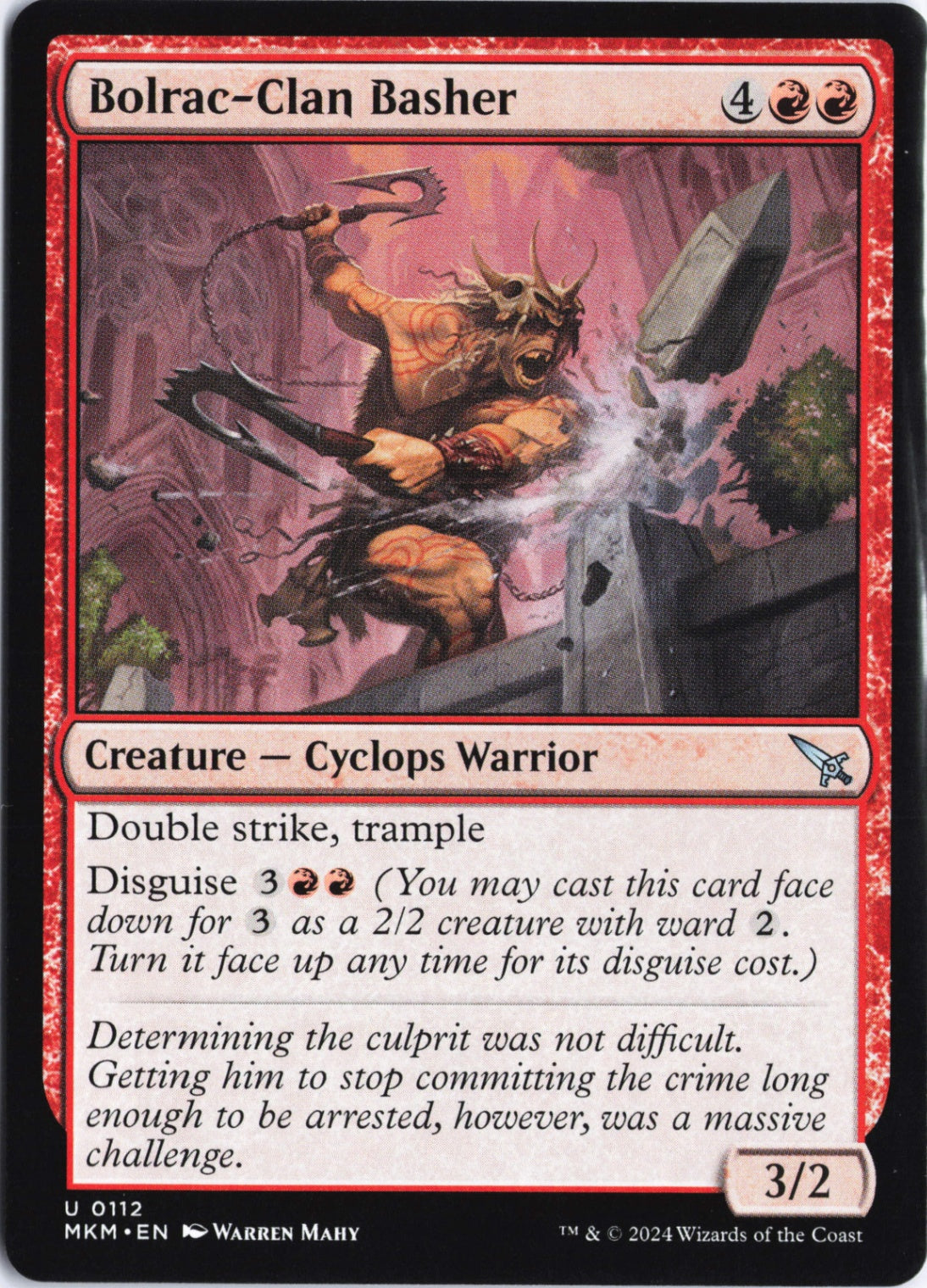 Bolrac-Clan Basher U Murders at Karlov Manor 112 NM