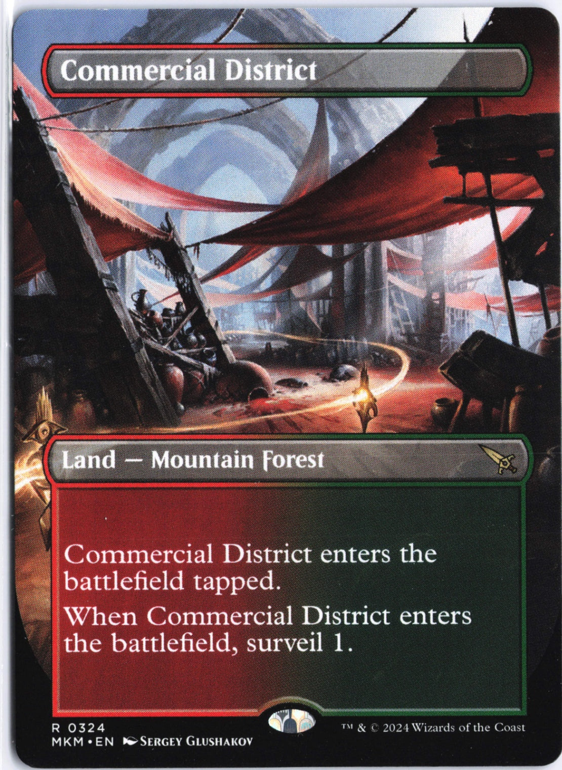 Commercial District (Borderless) R Murders at Karlov Manor 324 NM