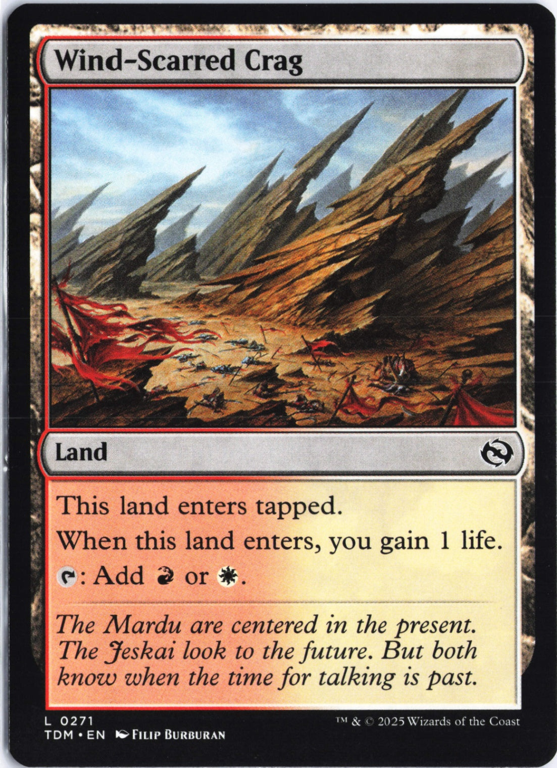 Wind-Scarred Crag L Tarkir: Dragonstorm 271 NM