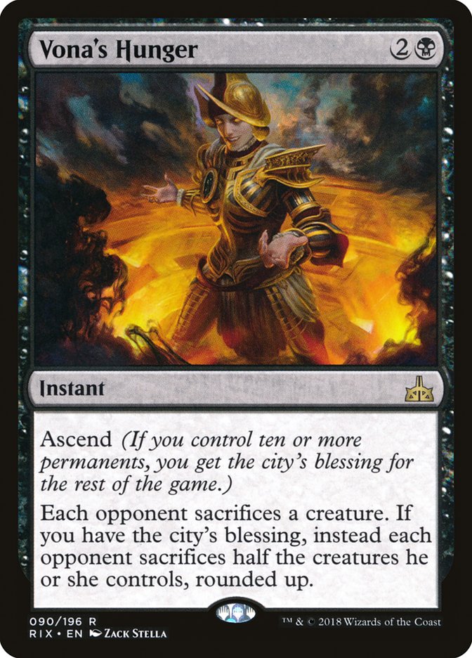 Vona's Hunger - Rivals of Ixalan #90