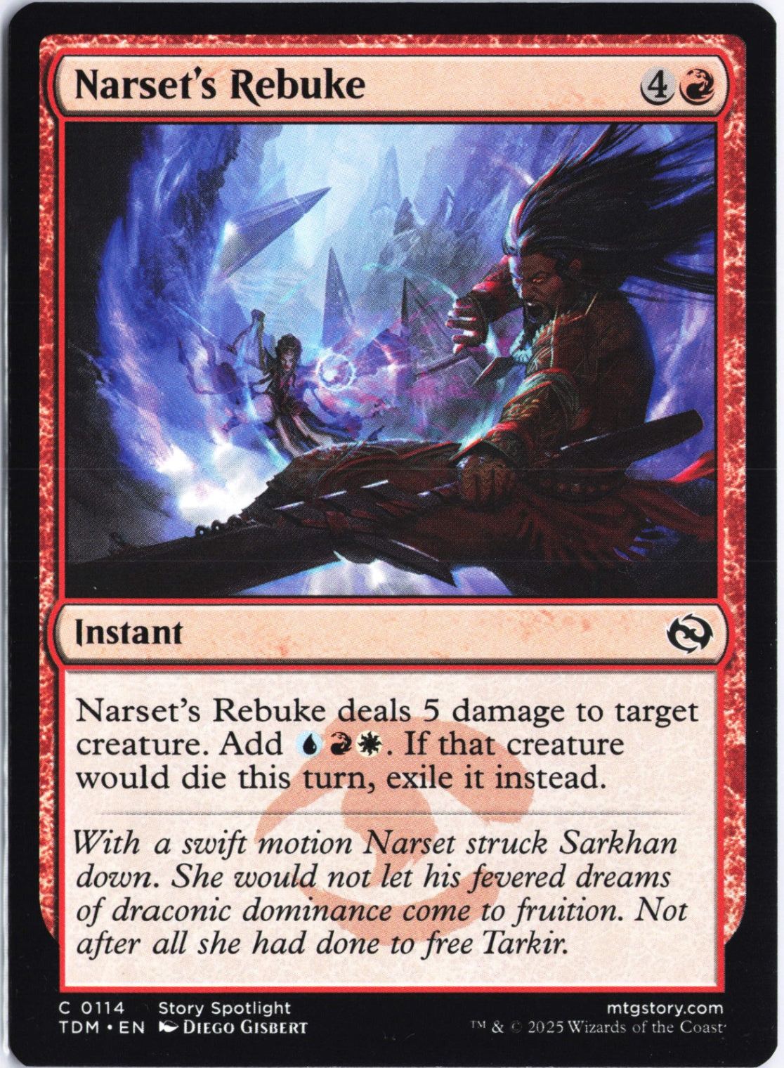 Narset's Rebuke C Tarkir: Dragonstorm 114 NM