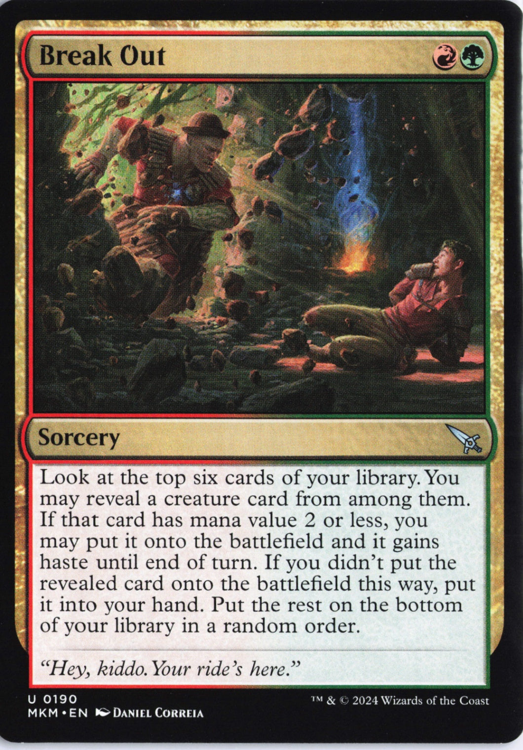 Break Out (a) U Murders at Karlov Manor 190 NM