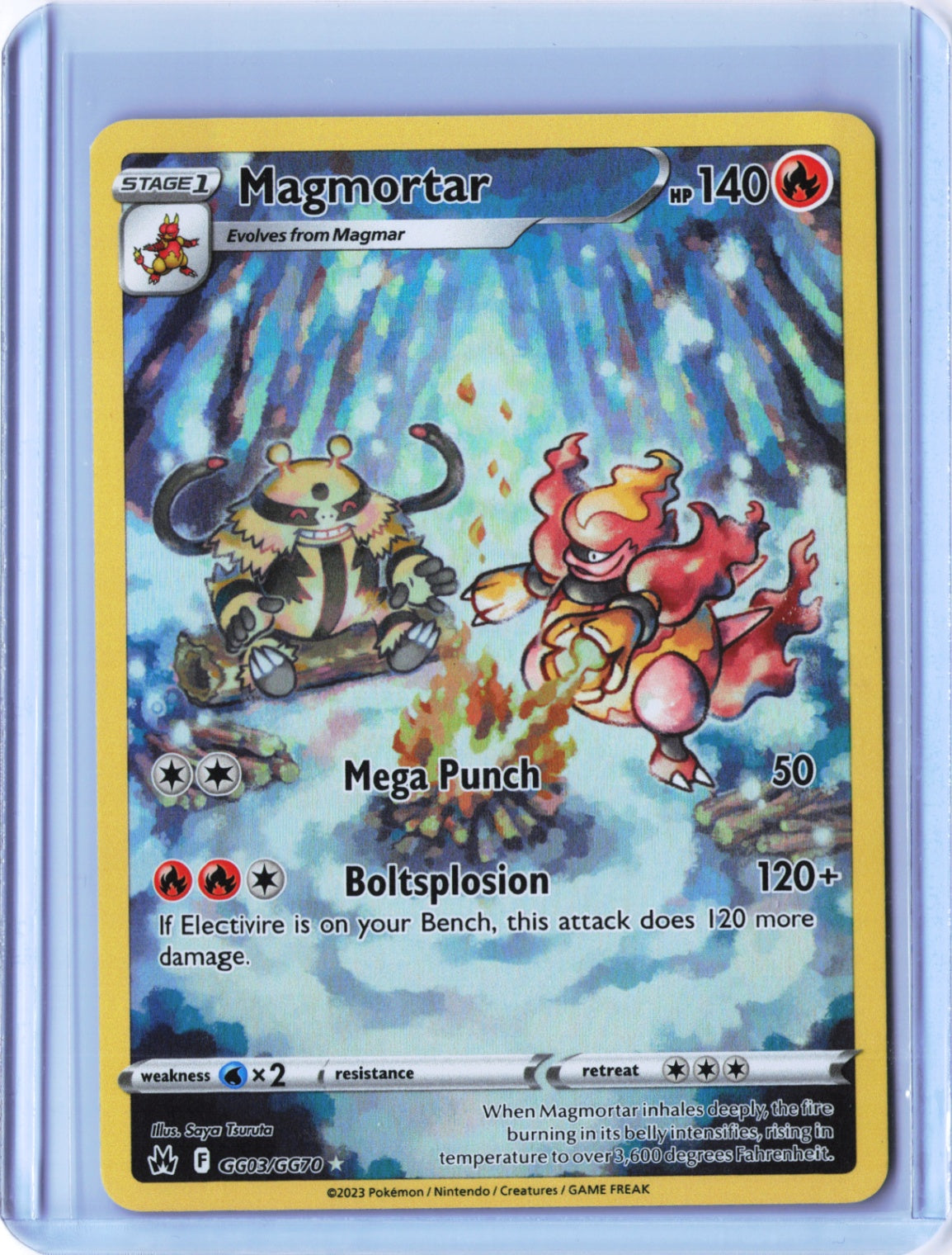 Magmortar Ultra Rare Crown Zenith: Galarian Gallery GG03/GG70 NM