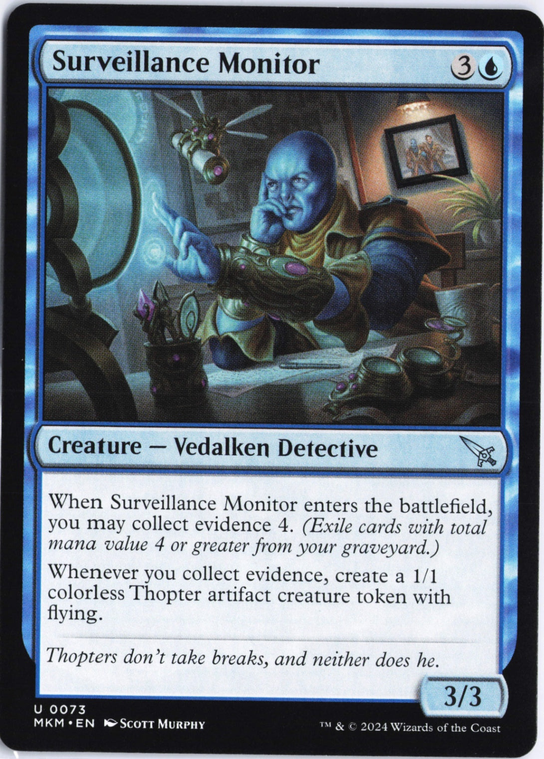 Surveillance Monitor (b) U Murders at Karlov Manor 73 NM