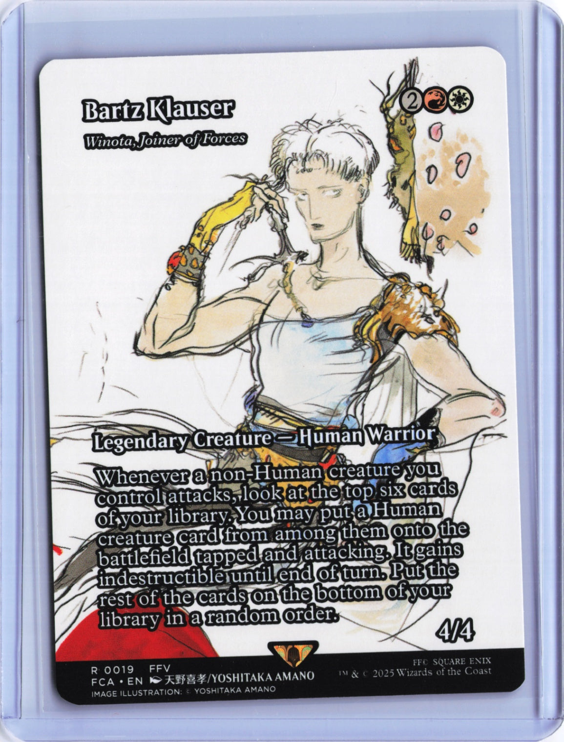 Bartz Klauser - Winota, Joiner of Forces (Showcase) R FINAL FANTASY: Through the