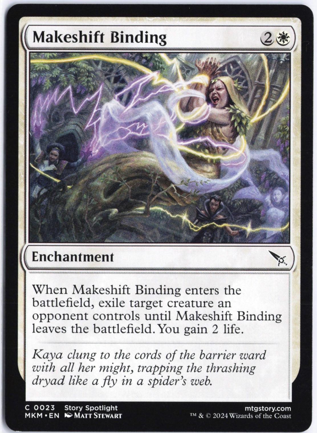 Makeshift Binding C Murders at Karlov Manor 23 NM