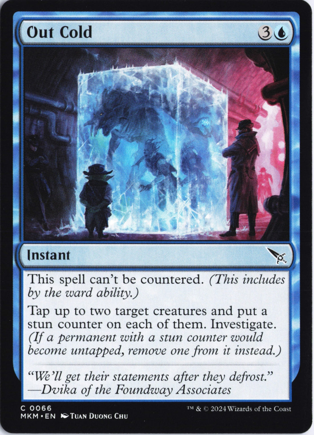 Out Cold C Murders at Karlov Manor 66 NM