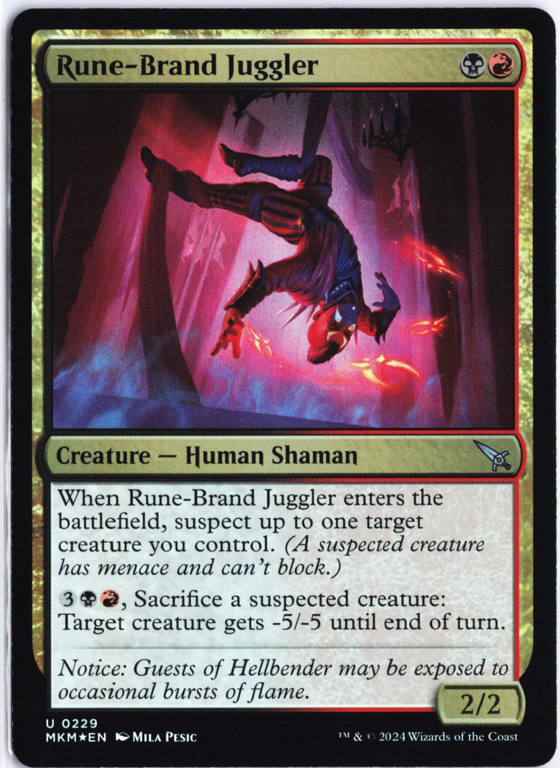 Rune-Brand Juggler U Murders at Karlov Manor 229 NM