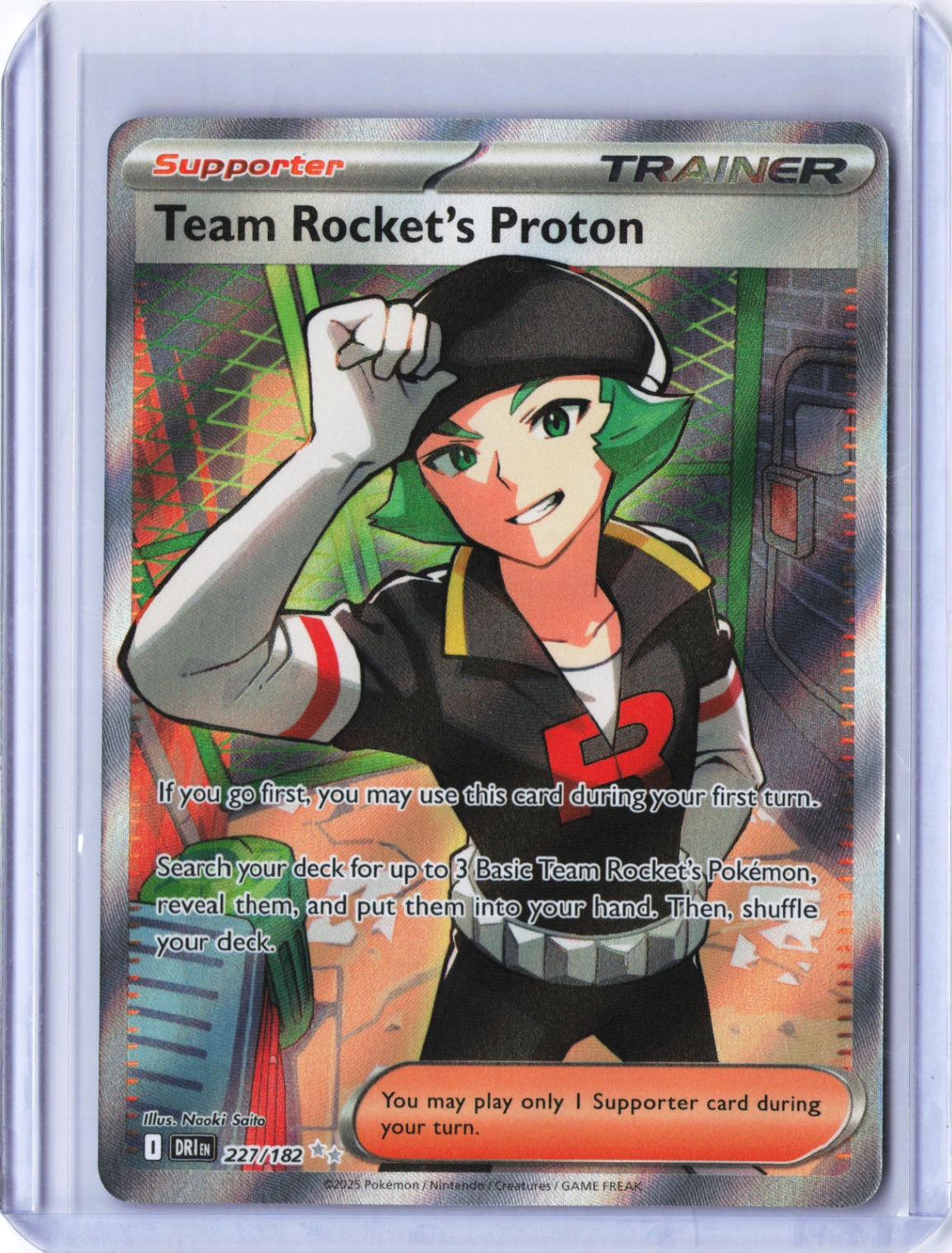 Team Rocket's Proton Ultra Rare SV10: Destined Rivals 227/182 NM