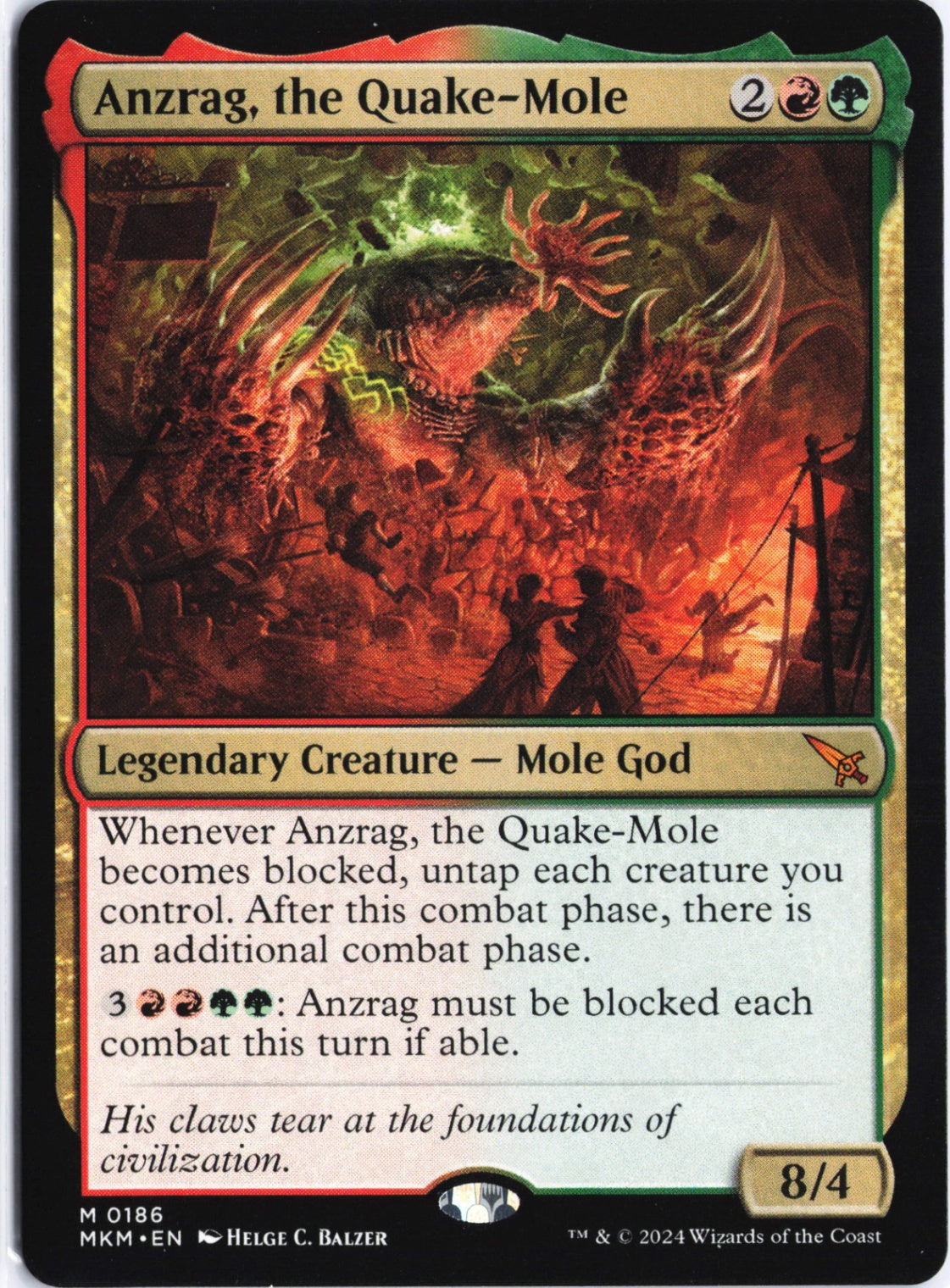 Anzrag, the Quake-Mole M Murders at Karlov Manor 186 NM