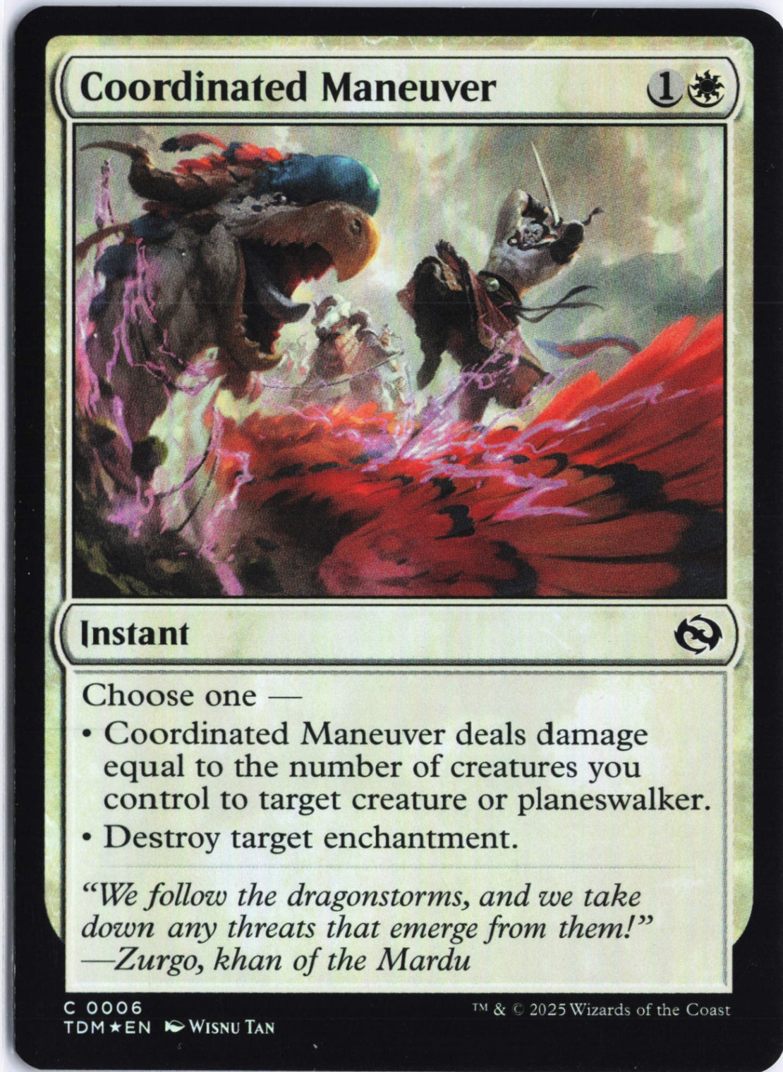 Coordinated Maneuver C Tarkir: Dragonstorm 6 NM