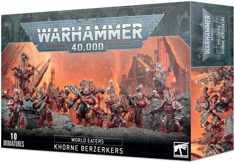 Games Workshop Warhammer 40K World Eaters Khorne Berserkers