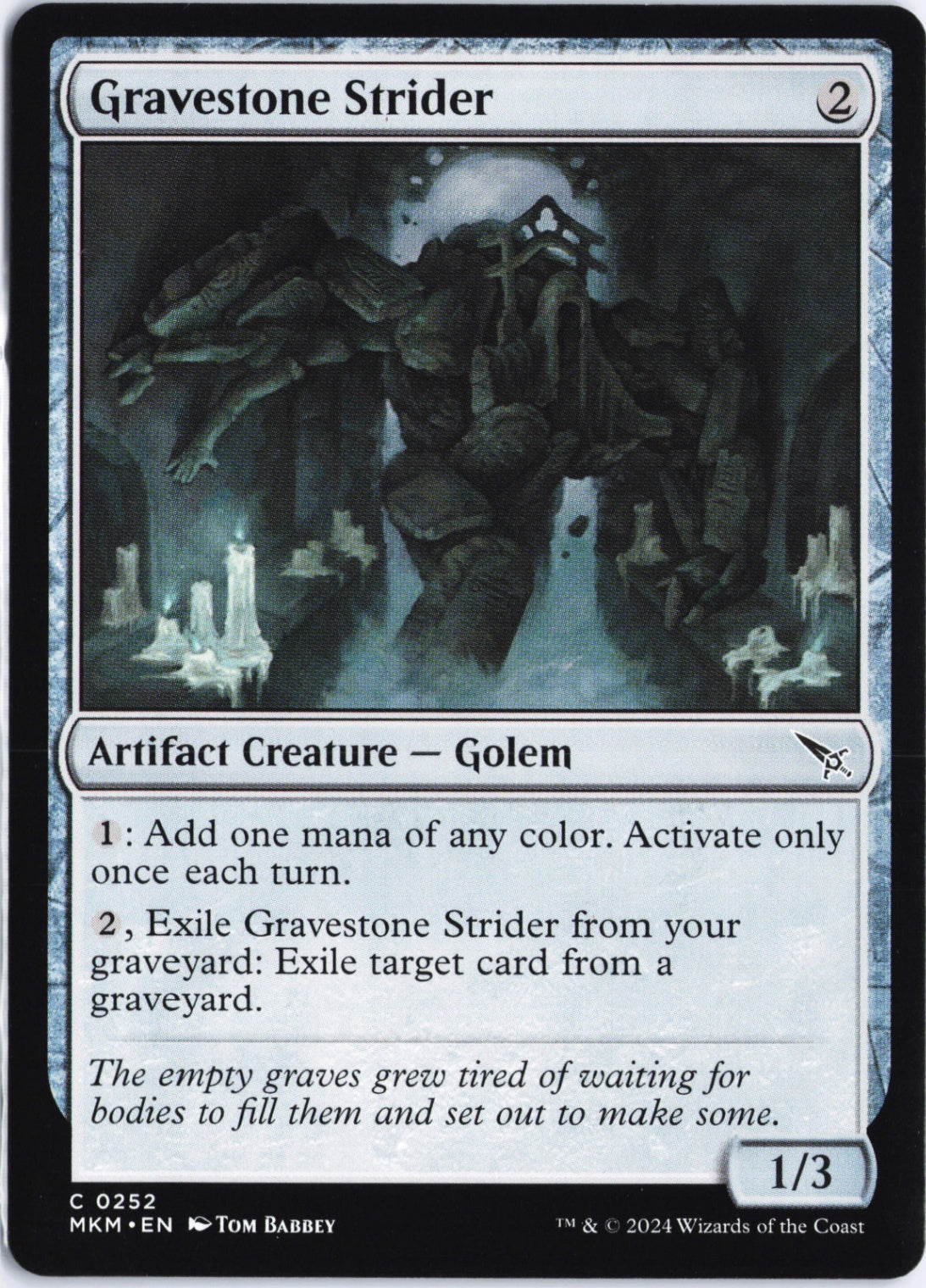 Gravestone Strider C Murders at Karlov Manor 252 NM