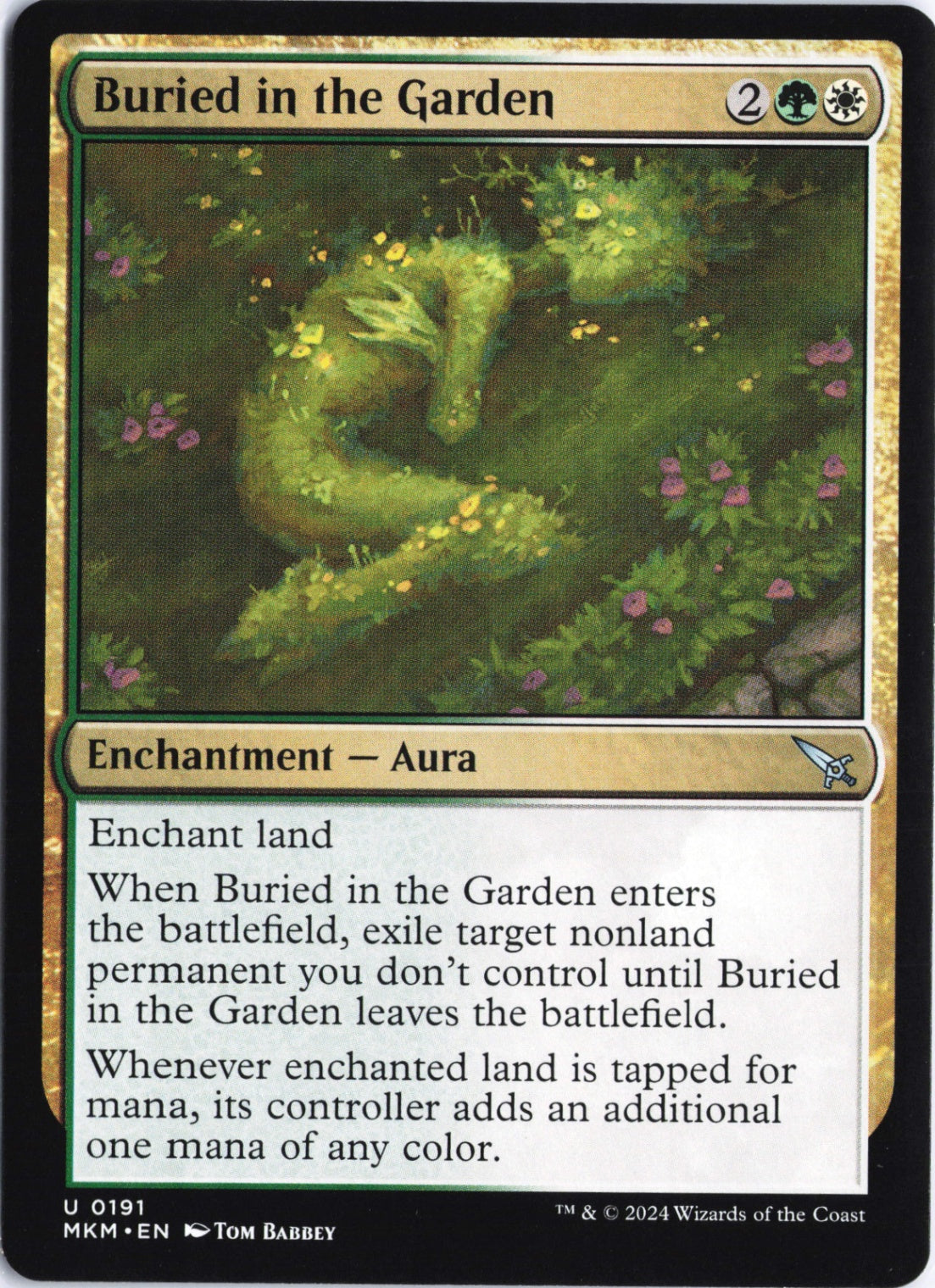 Buried in the Garden U Murders at Karlov Manor 191 NM