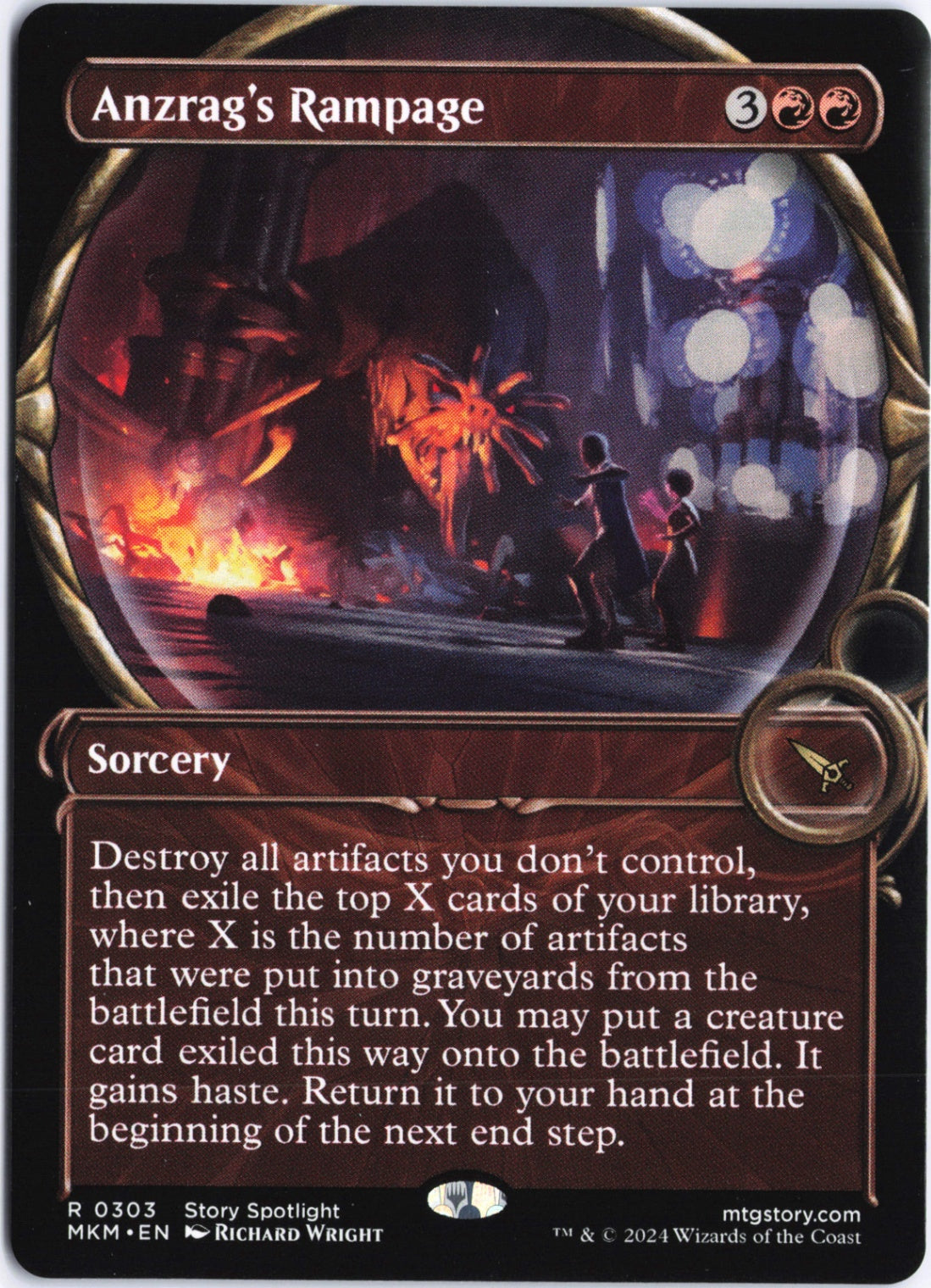 Anzrag's Rampage (Showcase) R Murders at Karlov Manor 303 NM