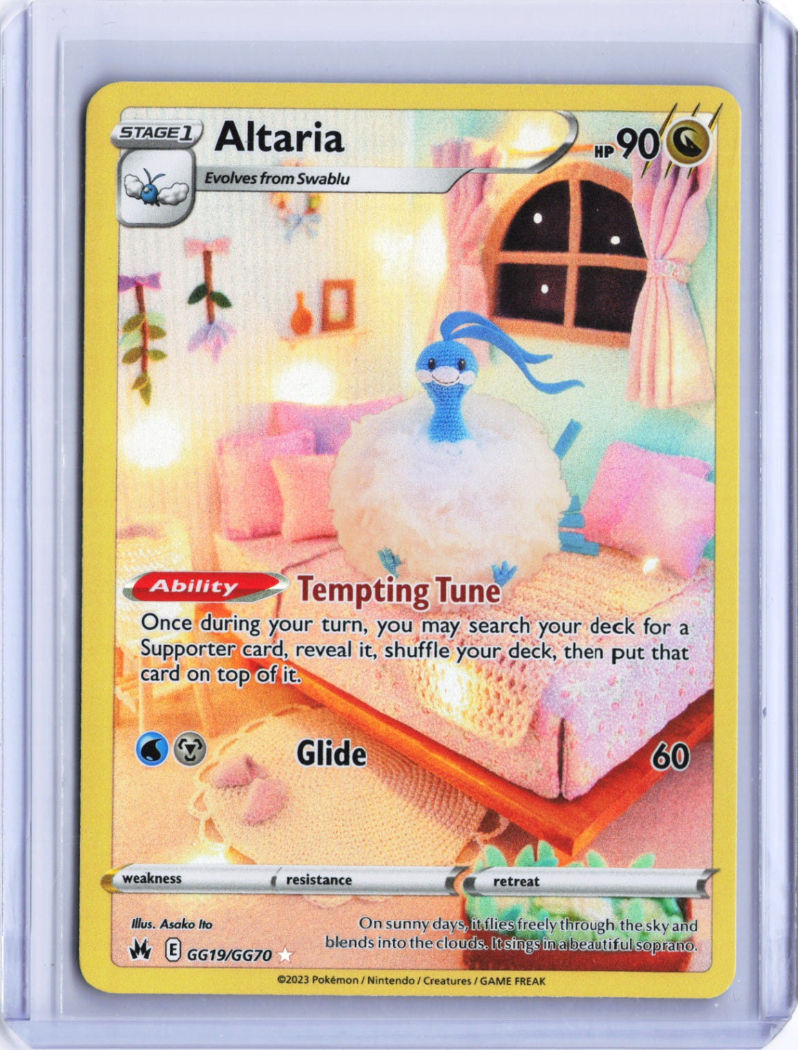Altaria Ultra Rare Crown Zenith: Galarian Gallery GG19/GG70 NM