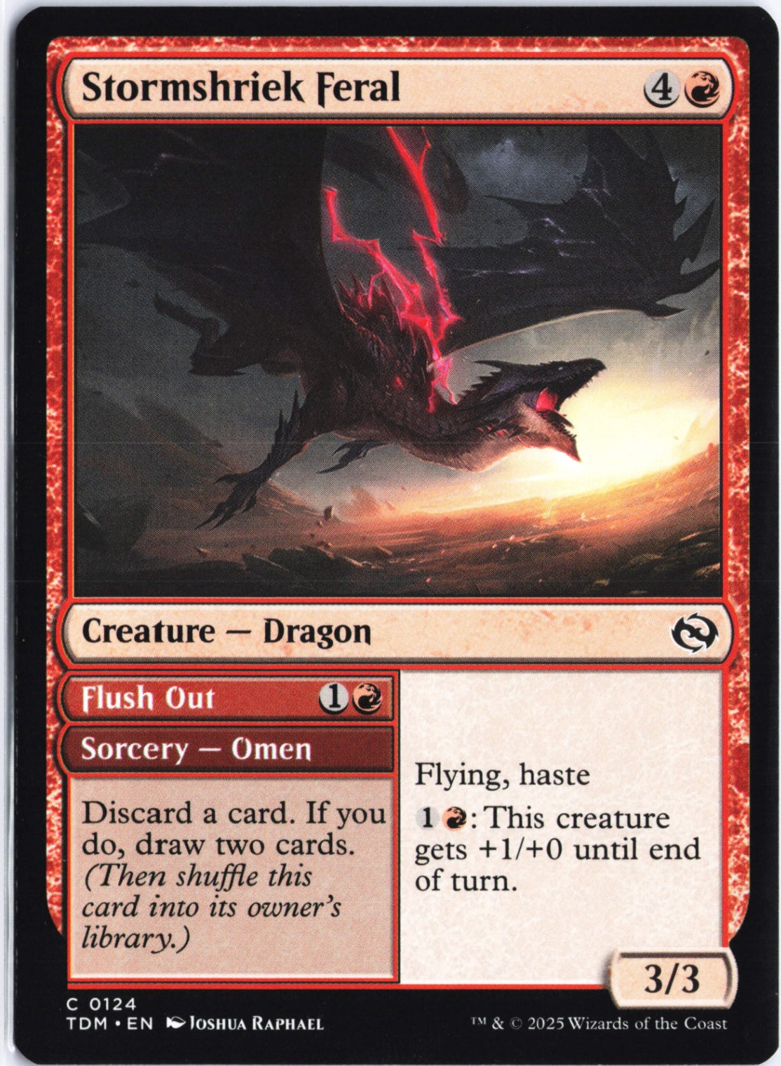 Stormshriek Feral C Tarkir: Dragonstorm 124 NM