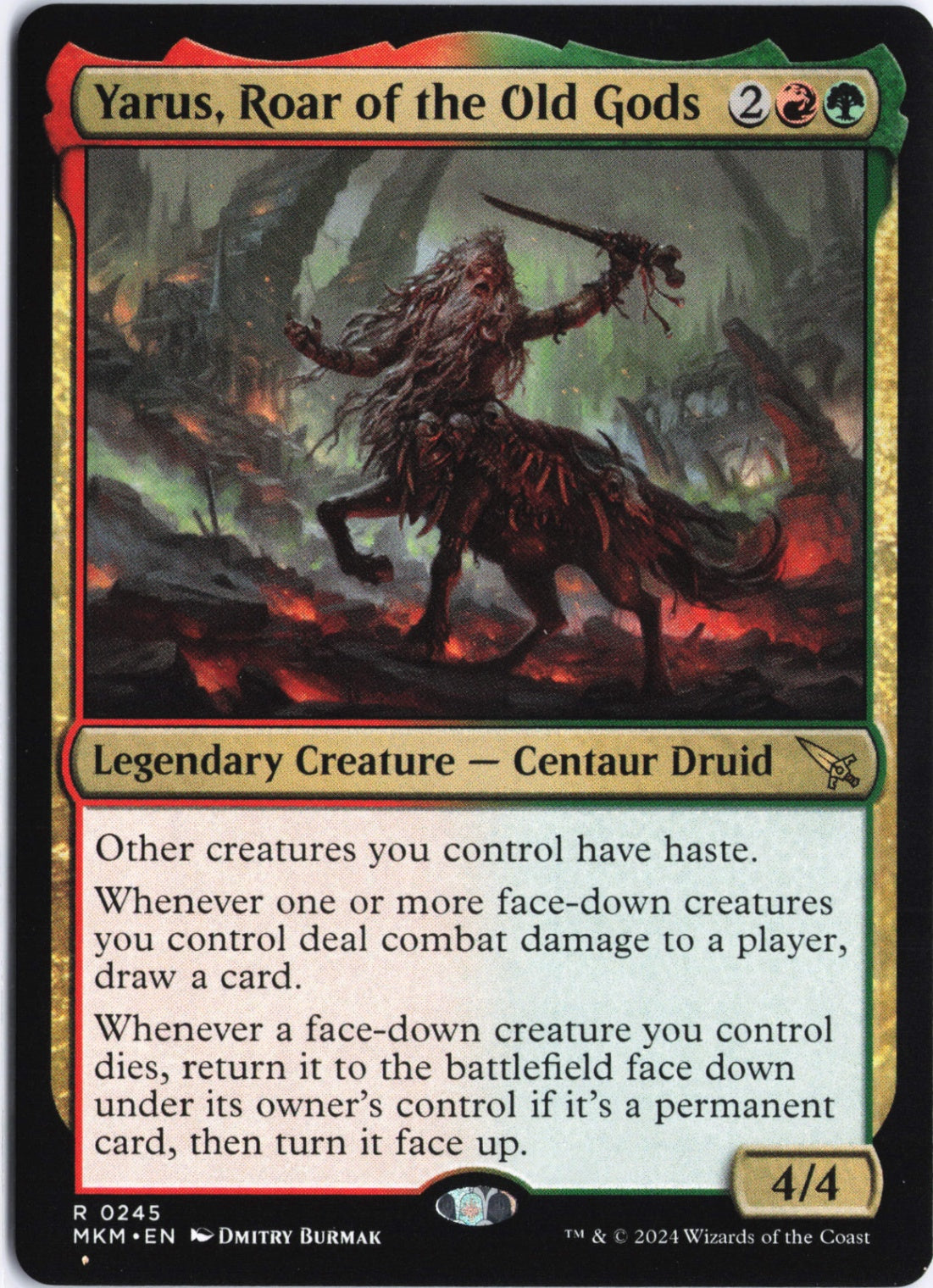 Yarus, Roar of the Old Gods R Murders at Karlov Manor 245 NM