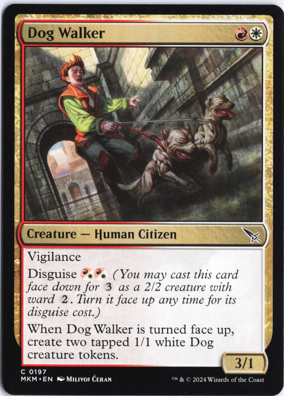 Dog Walker C Murders at Karlov Manor 197 NM