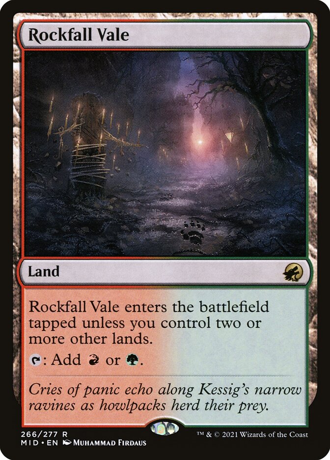Rockfall Vale - Innistrad: Midnight Hunt #266