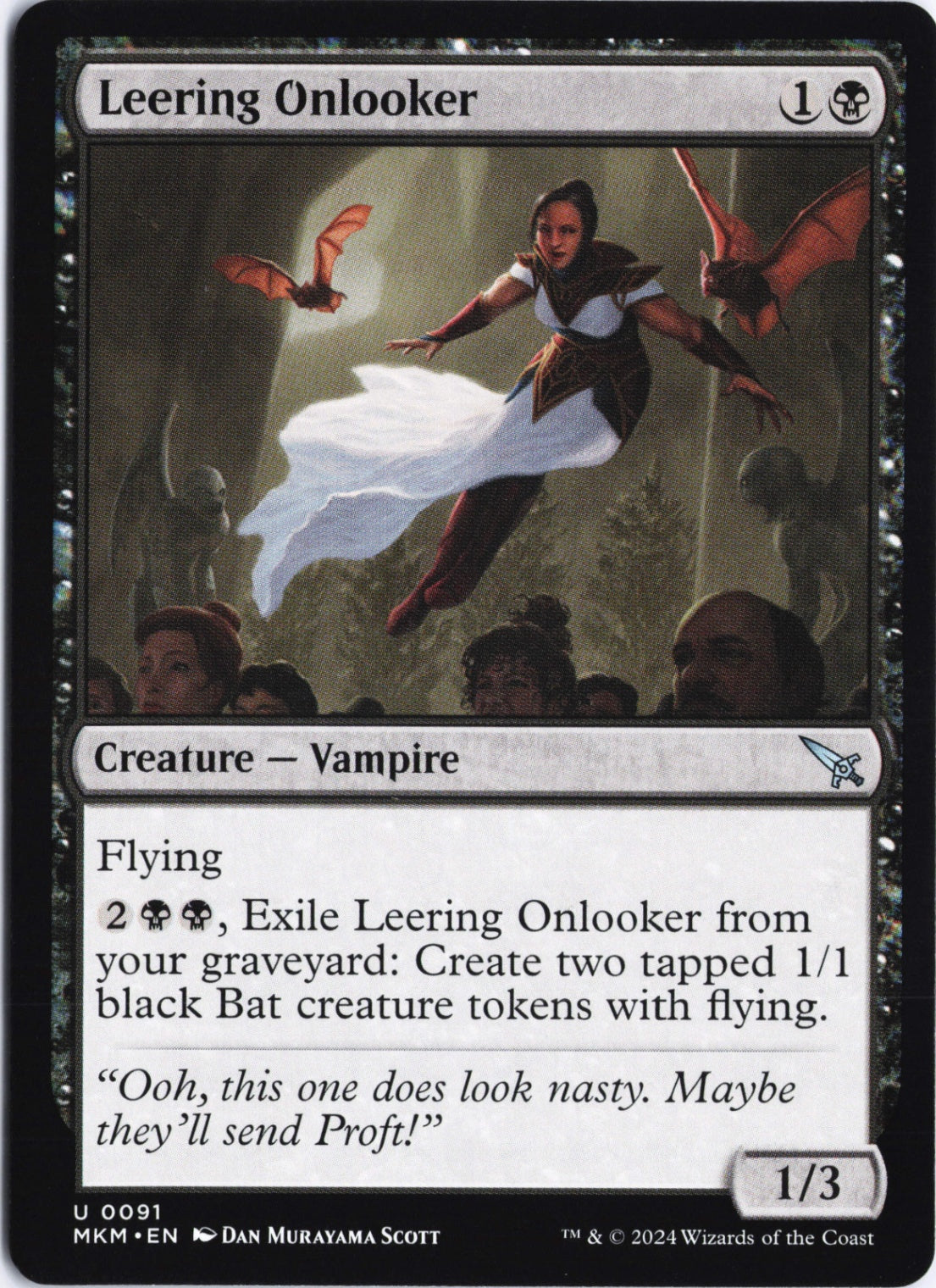 Leering Onlooker U Murders at Karlov Manor 91 NM