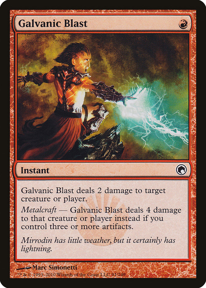 Galvanic Blast - Scars of Mirrodin #91