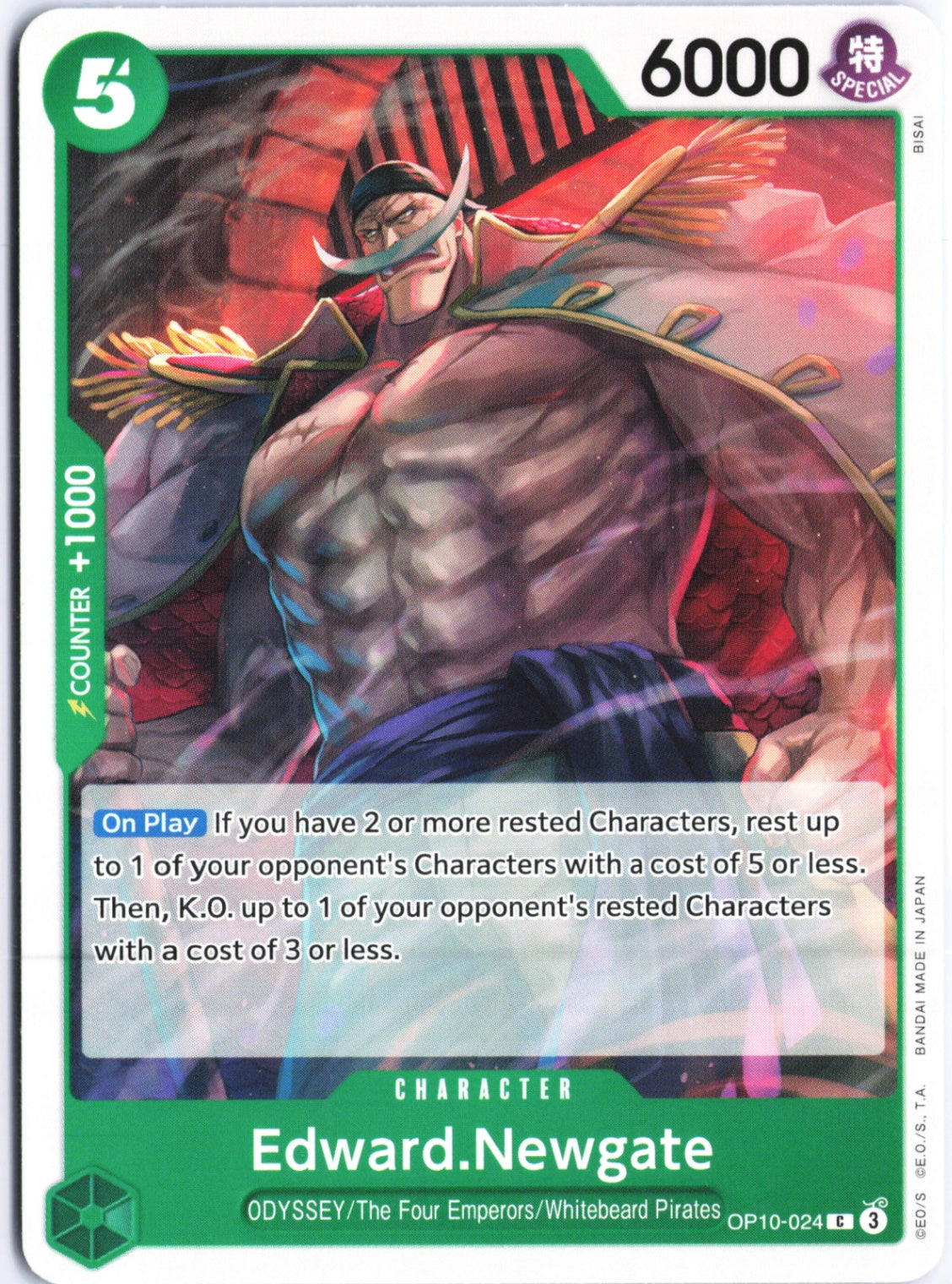 Edward.Newgate C Royal Blood OP10-024 NM