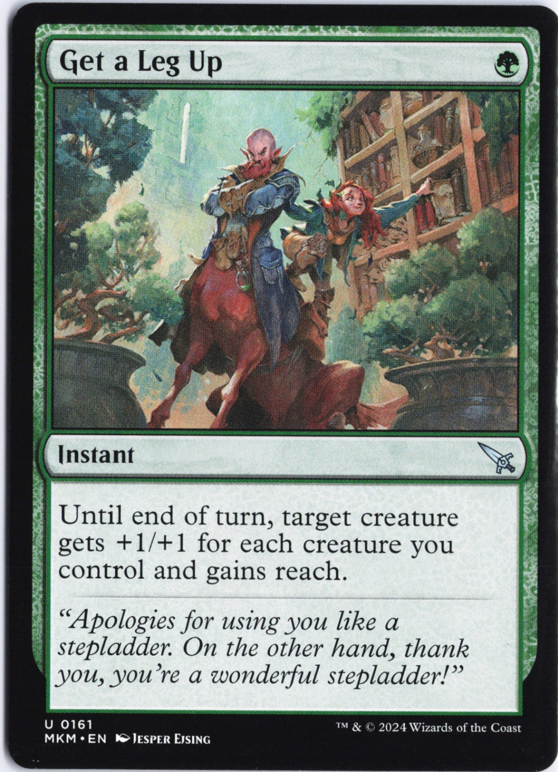 Get a Leg Up U Murders at Karlov Manor 161 NM