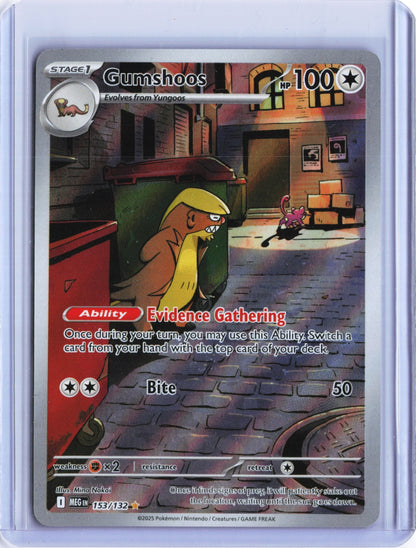 Gumshoos Illustration Rare ME01: Mega Evolution 153/132 NM