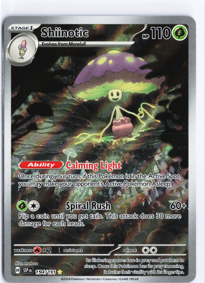 Shiinotic Illustration Rare SV08: Surging Sparks 194/191 NM