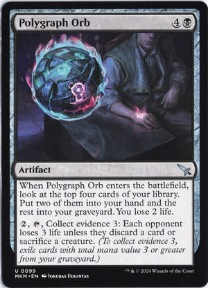 Polygraph Orb U Murders at Karlov Manor 99 NM