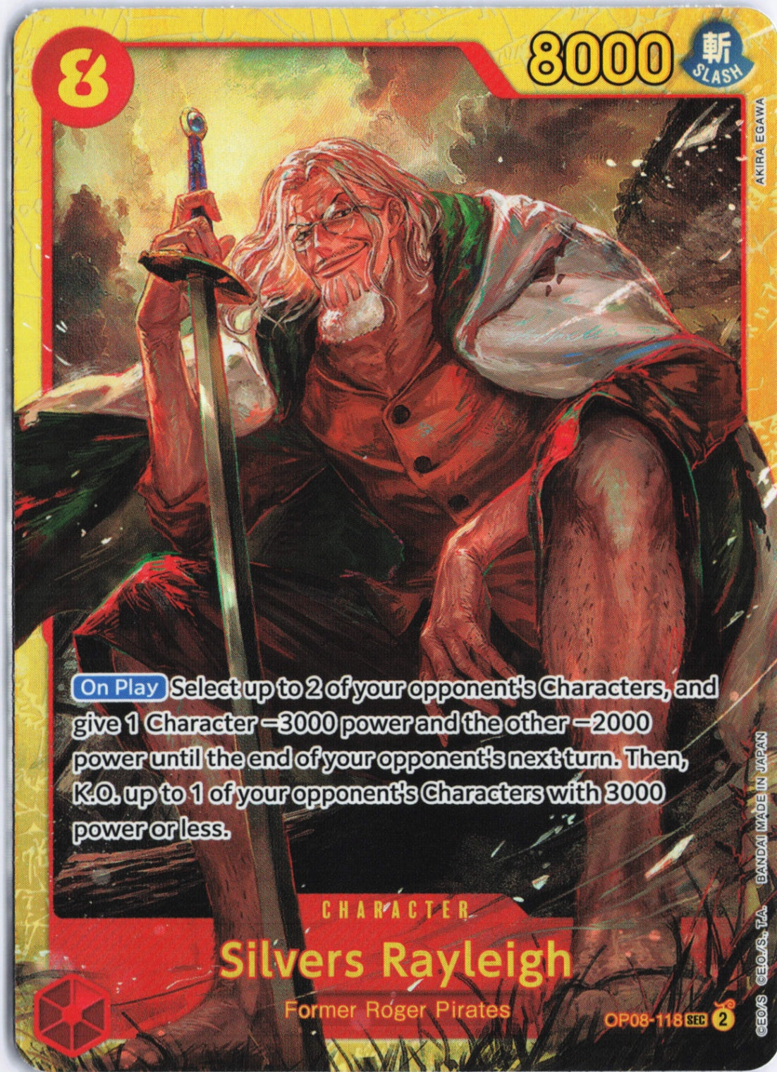 Silvers Rayleigh SEC Two Legends OP08-118 NM