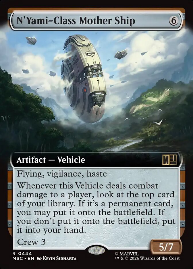 N'Yami-Class Mother Ship - Marvel Super Heroes Commander #444