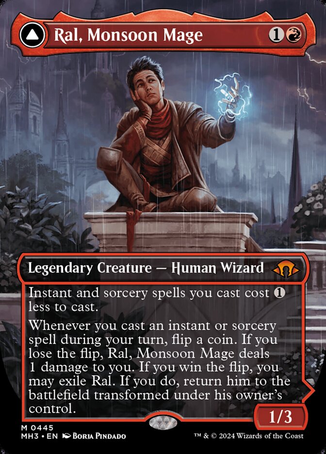 Ral, Monsoon Mage // Ral, Leyline Prodigy - Modern Horizons 3 #445