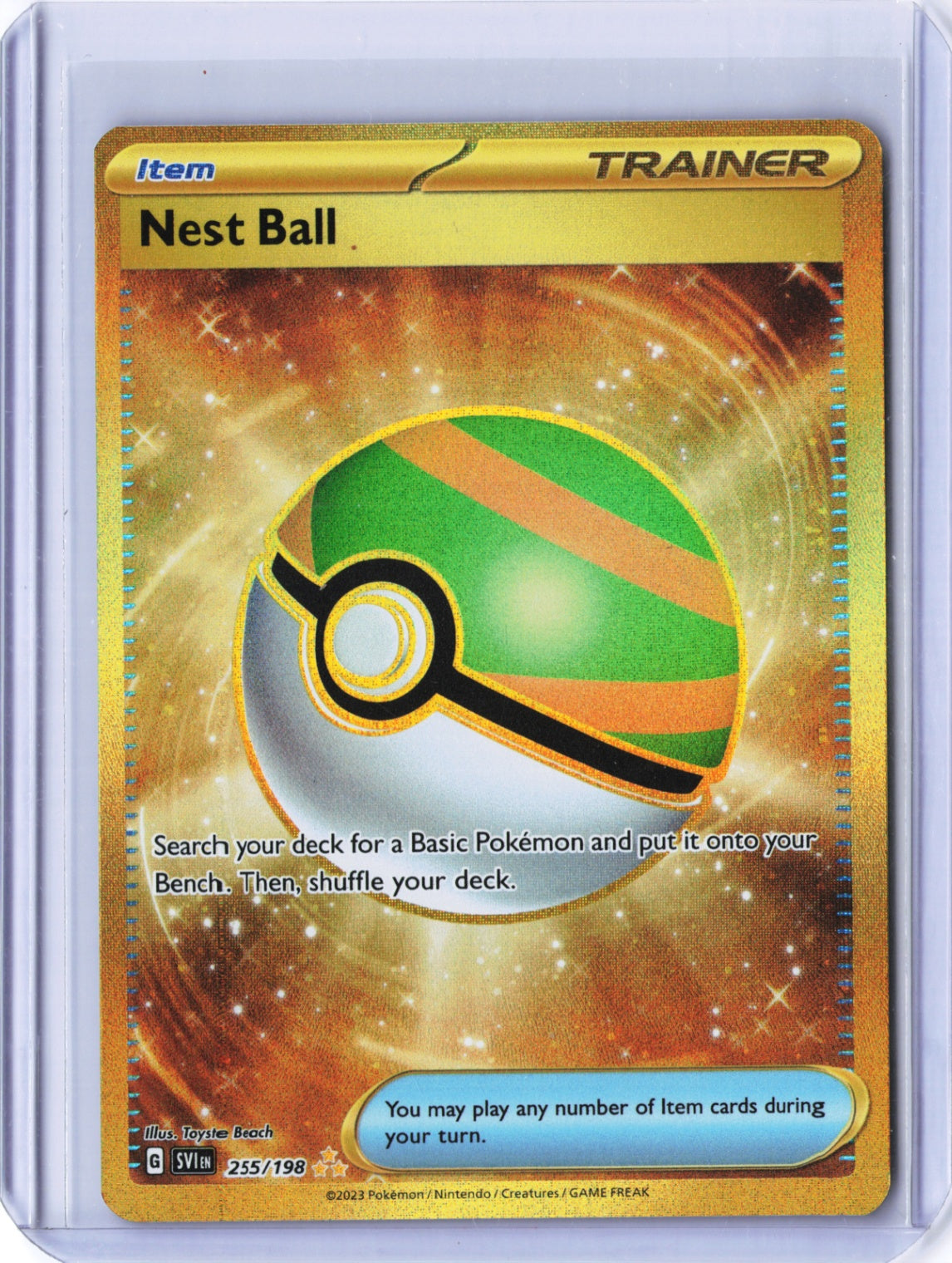 Nest Ball Hyper Rare SV01: Scarlet & Violet Base Set 255/198 NM