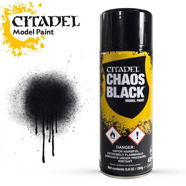 Citadel Chaos Black Spray Paint 9.9 oz