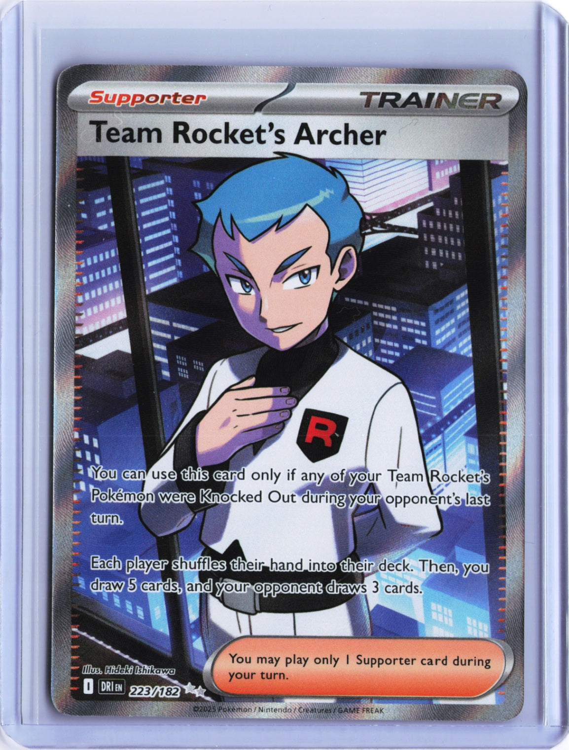 Team Rocket's Archer - Ultra Rare SV10: Destined Rivals 223/182 NM