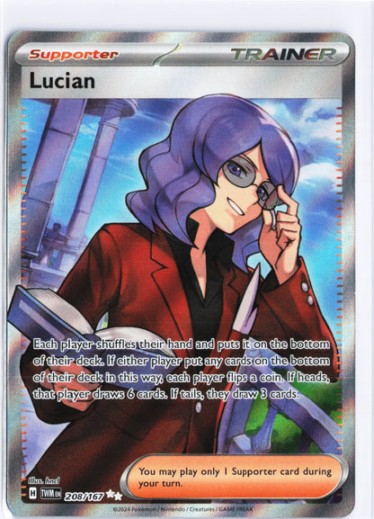 Lucian Ultra Rare SV06: Twilight Masquerade 208/167 NM