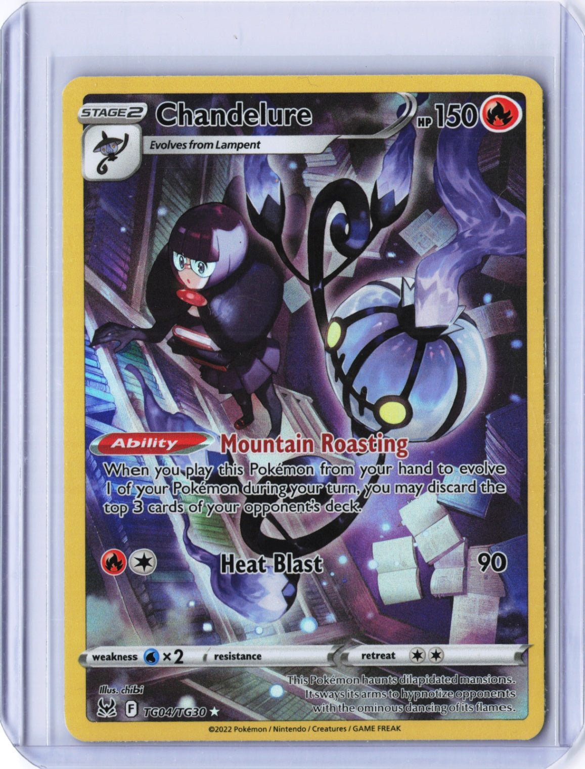 Chandelure Ultra Rare SWSH11: Lost Origin Trainer Gallery TG04/TG30 NM
