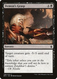 Demon's Grasp - Battle for Zendikar - 108