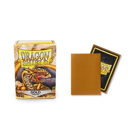 Dragon Shield: Matte Gold - 100 Card Sleeves