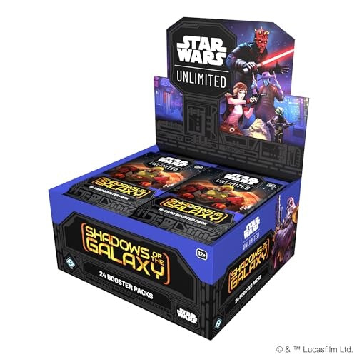 Star Wars: Unlimited Shadows of the Galaxy Booster Box, Pack of 24
