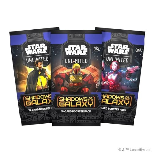 Star Wars: Unlimited Shadows of the Galaxy Booster Box, Pack of 24