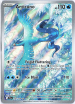 Articuno Illustration Rare SV09: Journey Together 161/159 NM MISPRINT READ DESC