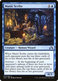Manic Scribe - Shadows over Innistrad - 73