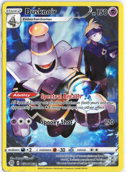 Dusknoir Ultra Rare SWSH09: Brilliant Stars Trainer Gallery TG06/TG30 NM