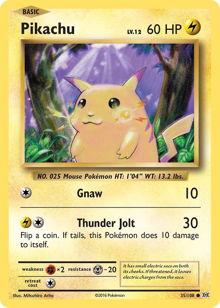 Pikachu - XY - Evolutions #35/108