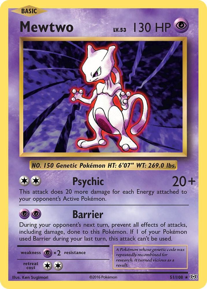 Mewtwo - XY - Evolutions #51/108