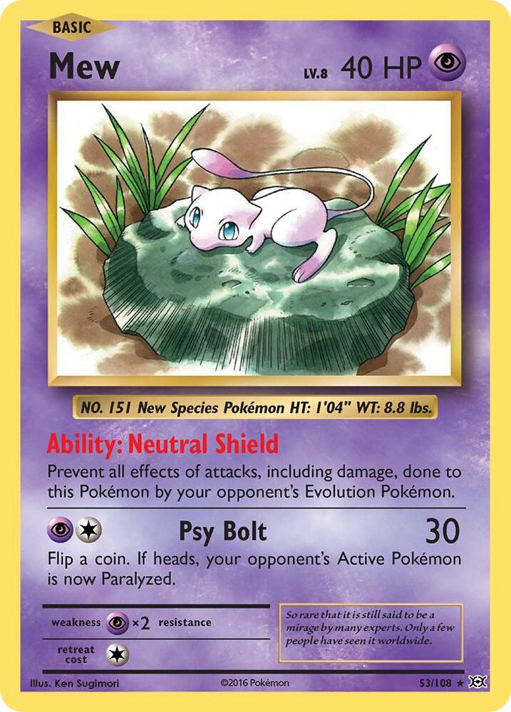 Mew - XY - Evolutions #53/108